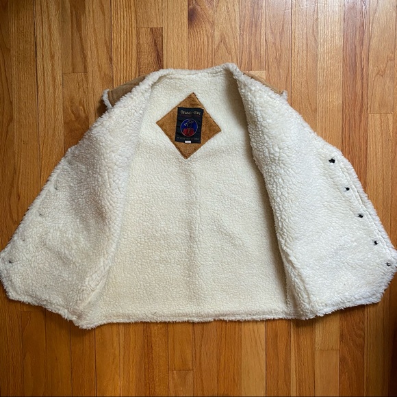 Vintage Grand Bay Leather Vest Western - Picture 4 of 6